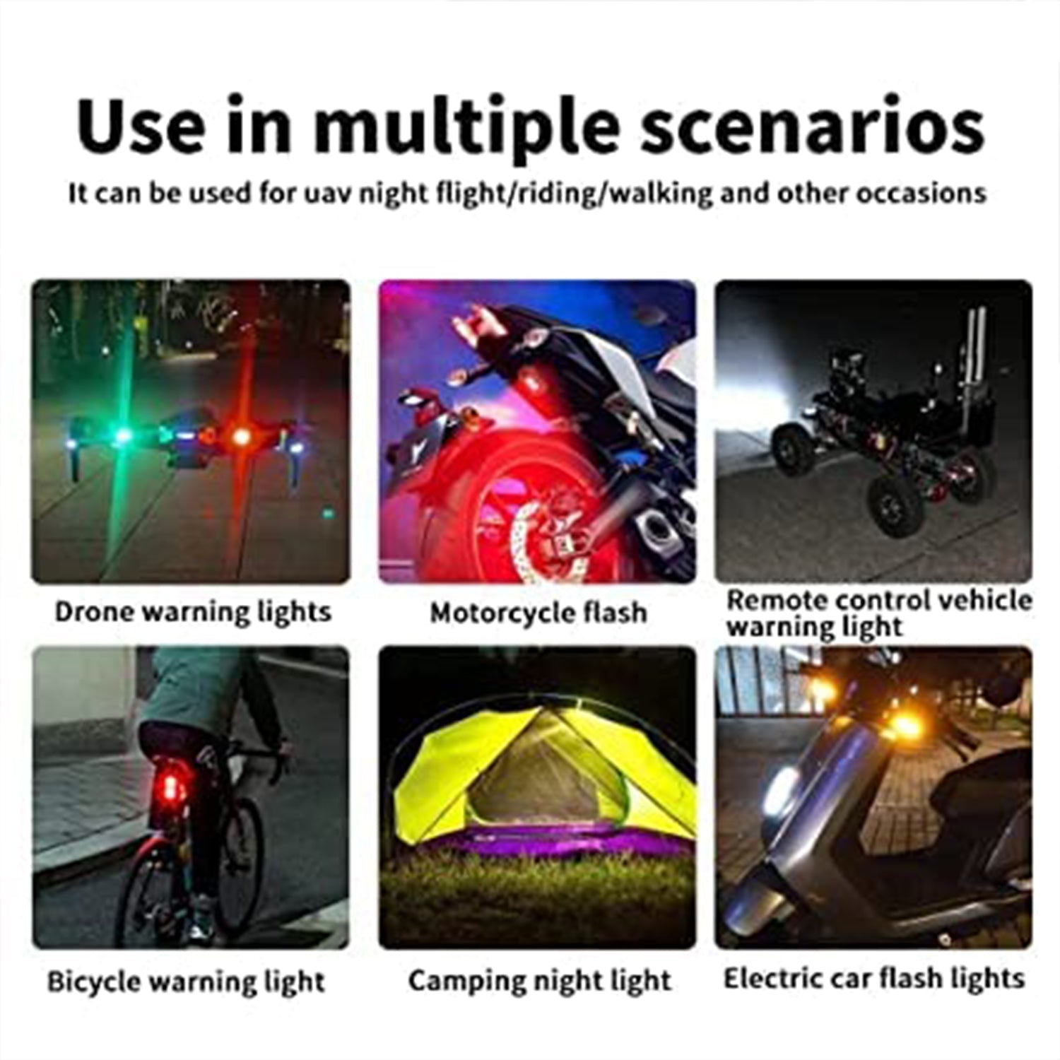 Mini RGB LED Strobe Light – 1 Pc