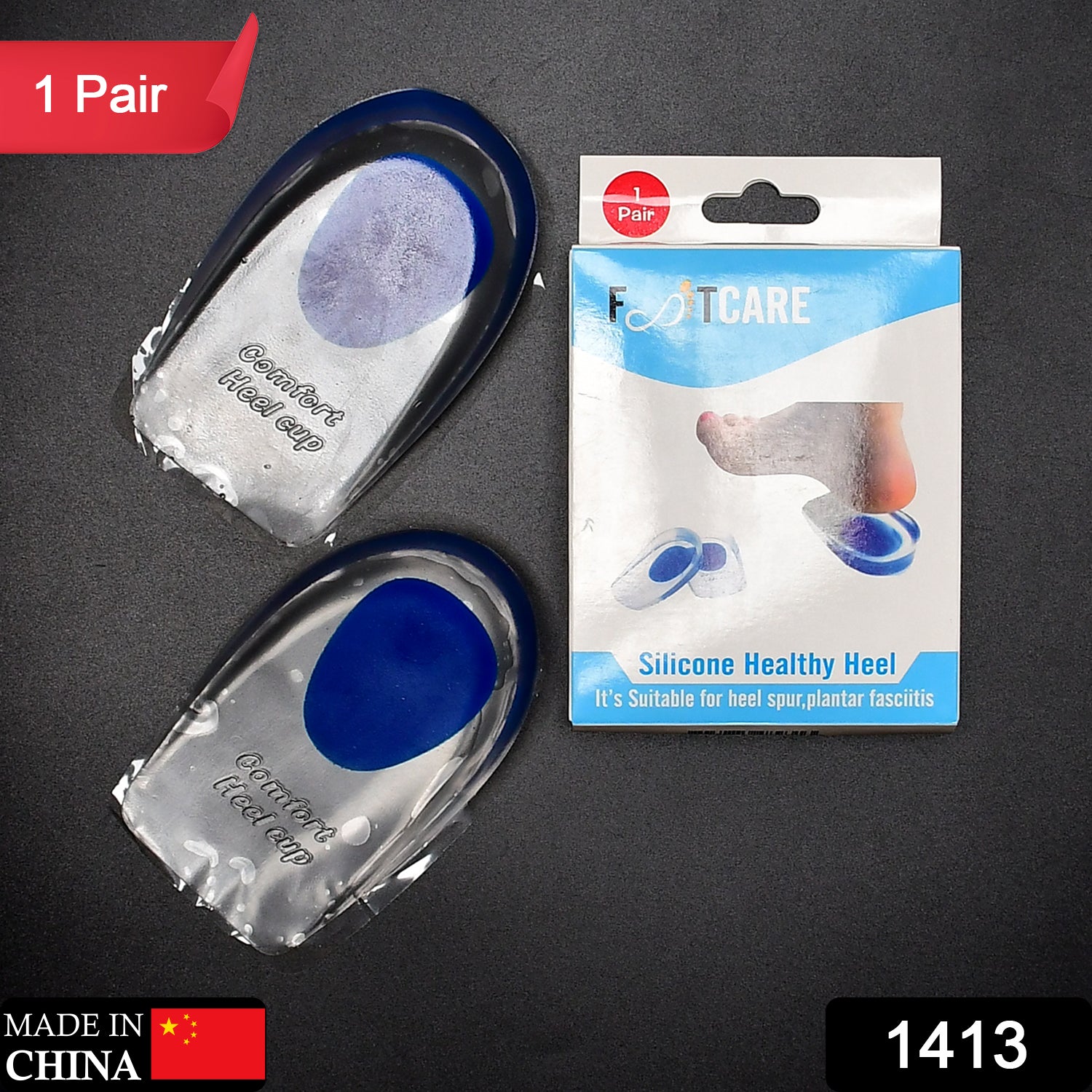 Gel Heel Cups Silicon Heel Pad