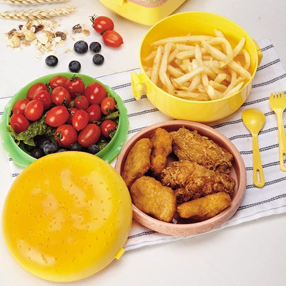 Burger-Shaped Kids' Lunchbox