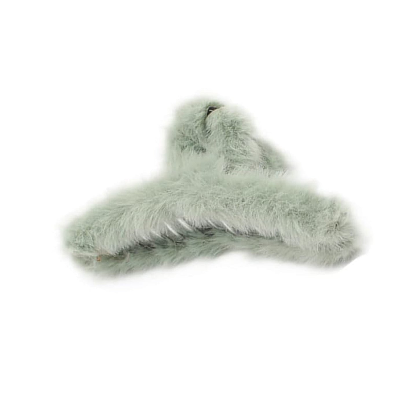 Large Plush Hair Claw Clip