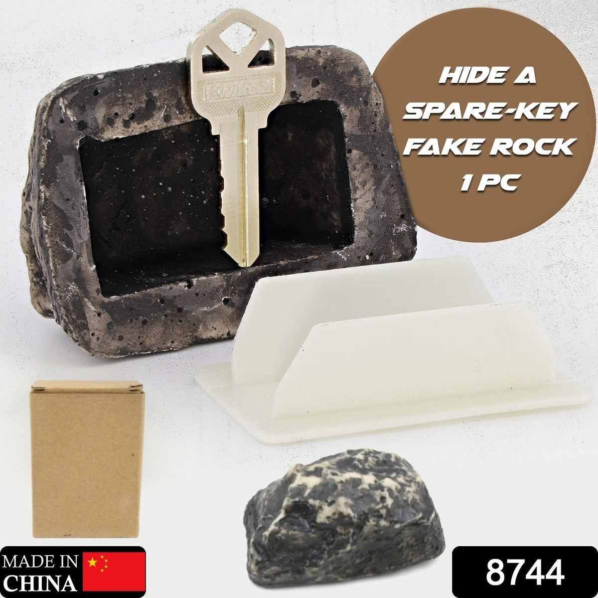 Rock Key Hider Decorative Piece