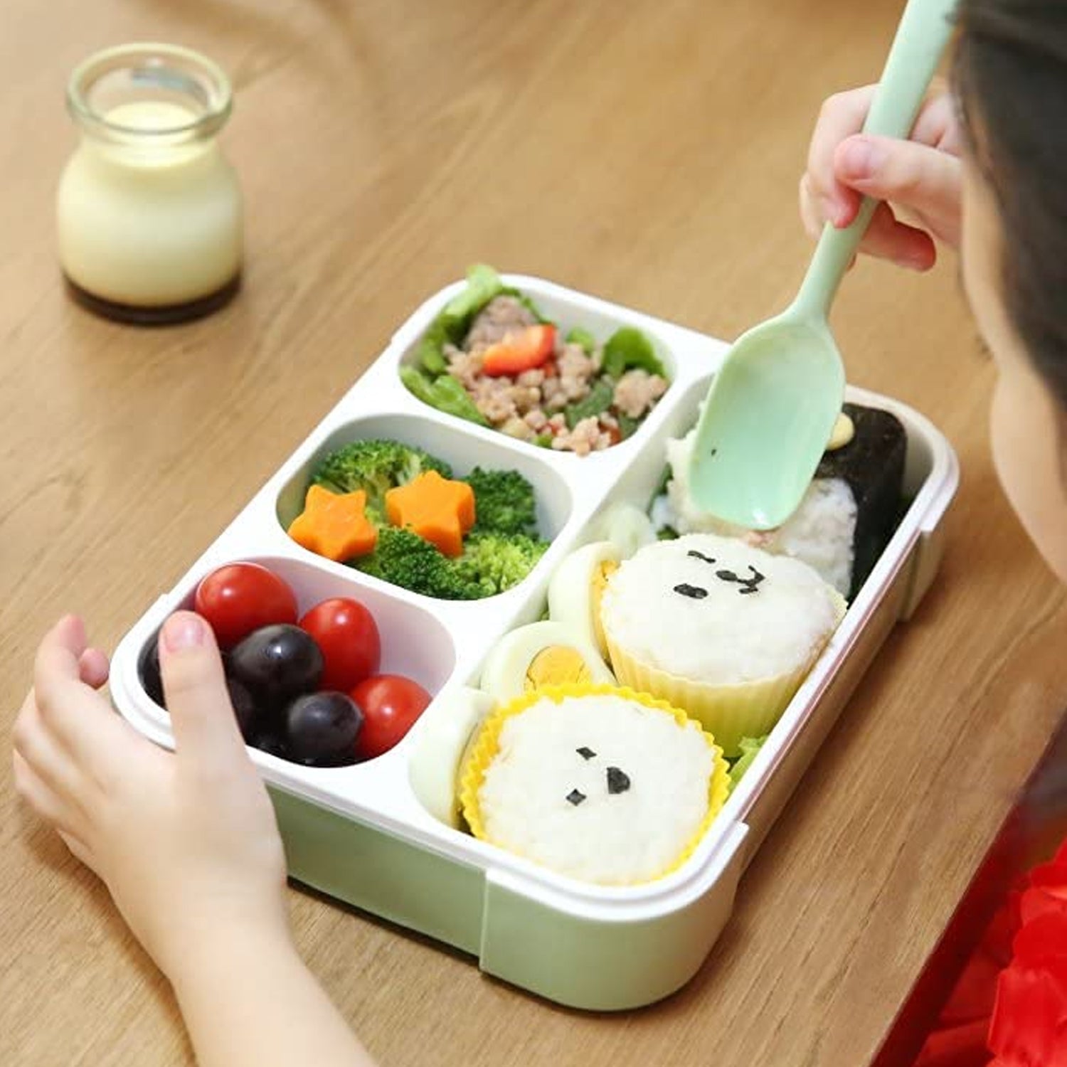 4 Compartment Leak-Proof Lunch Box