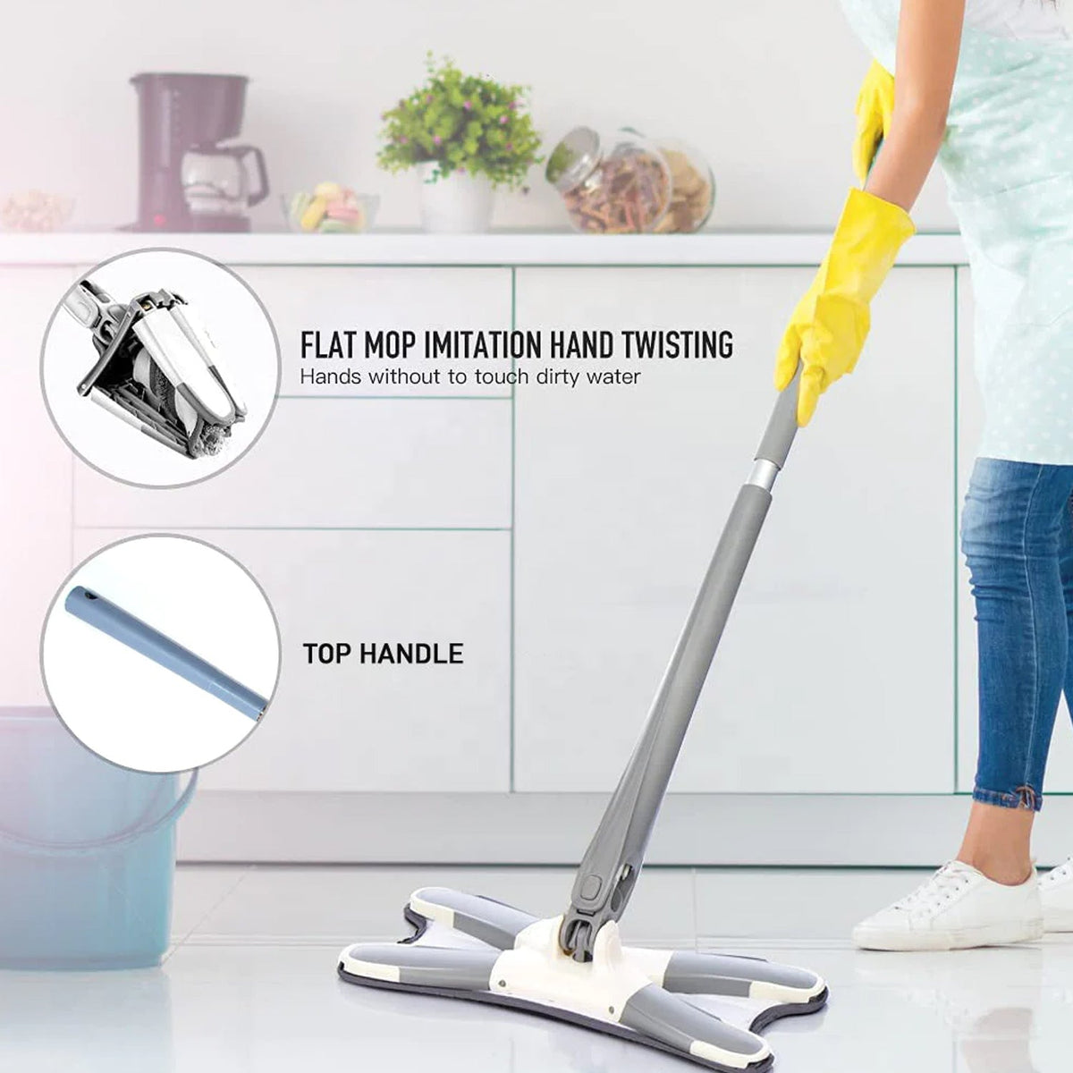 360° Adjustable Flat Mop