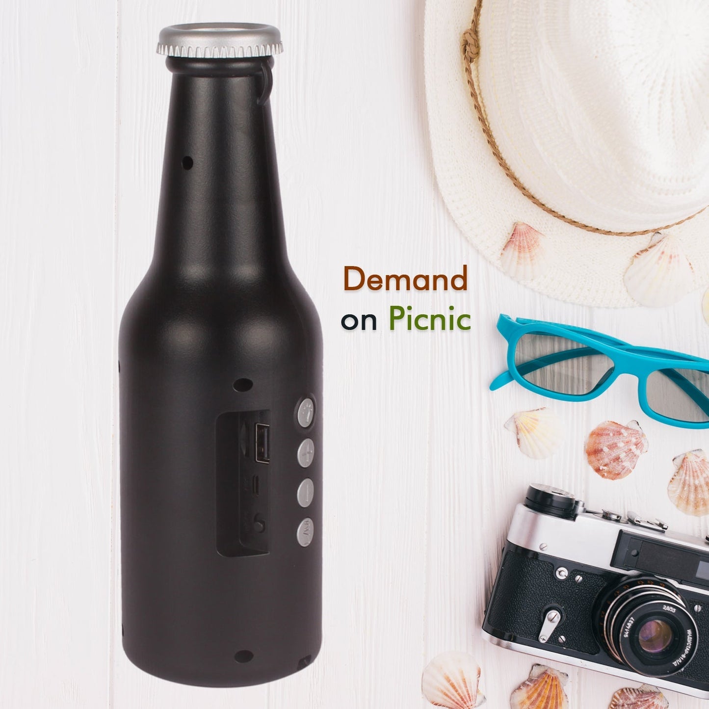 Bottle Shape Bluetooth Speaker