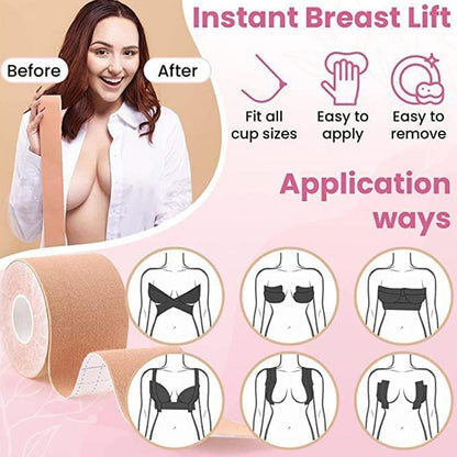 Boob Tape With 10 Pairs Nipple Cover
