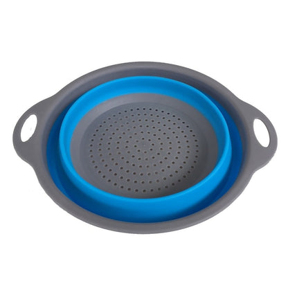 Foldable Round Silicone Strainer