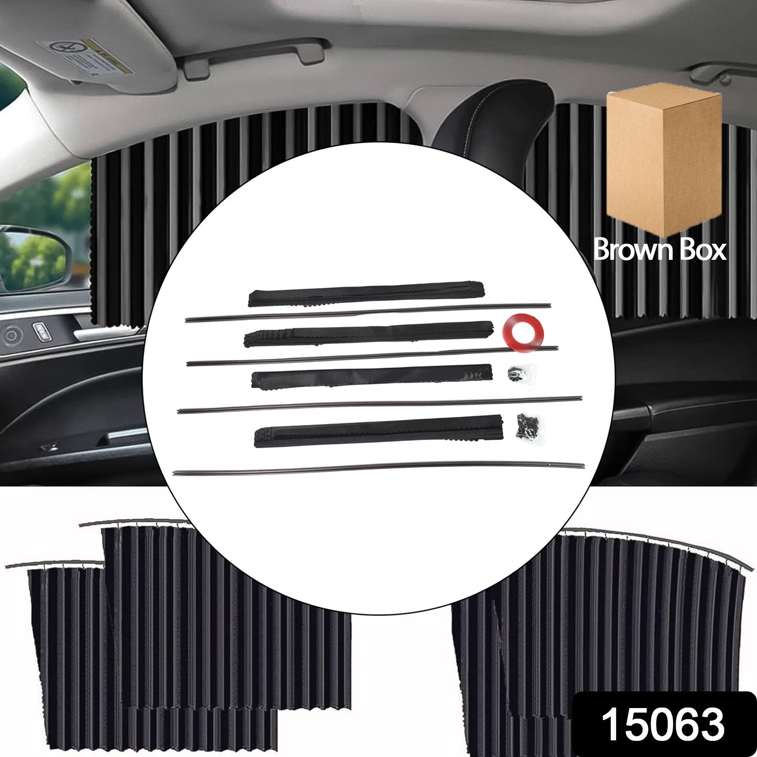 Car Window Privacy Curtains – 4 Pc