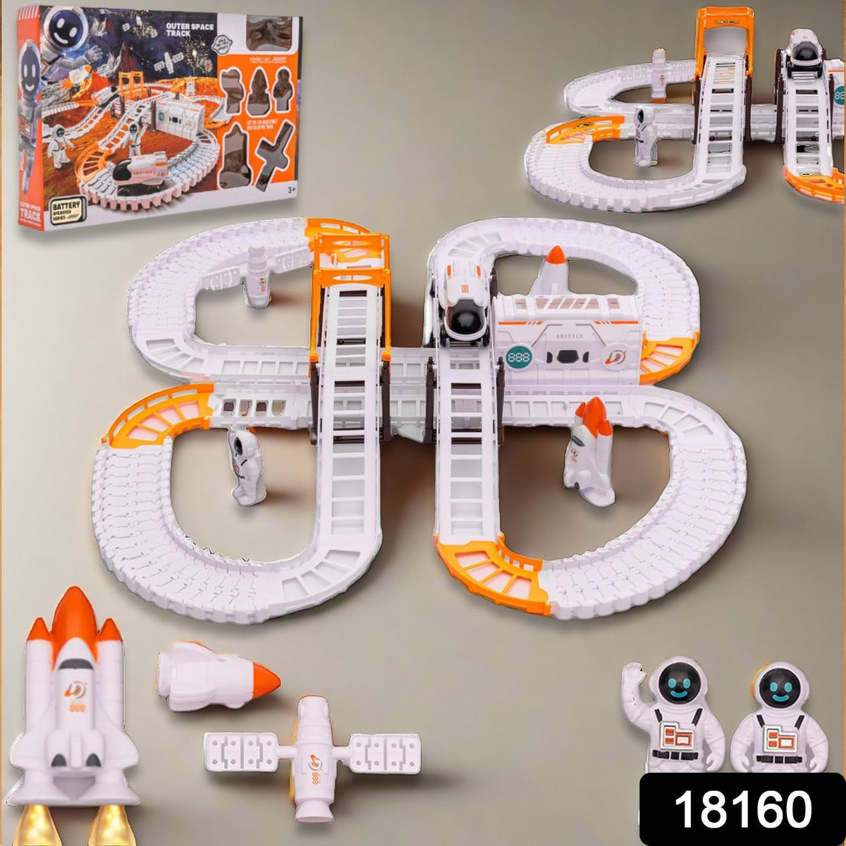 Space Adventure Race Track Set