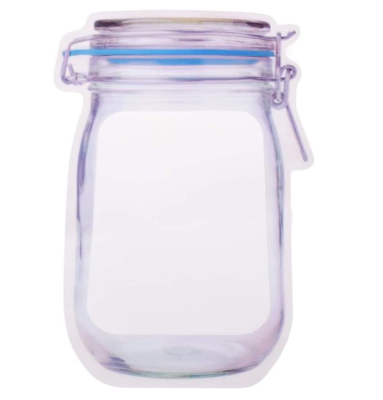 Mason Jar Zipper Pouches