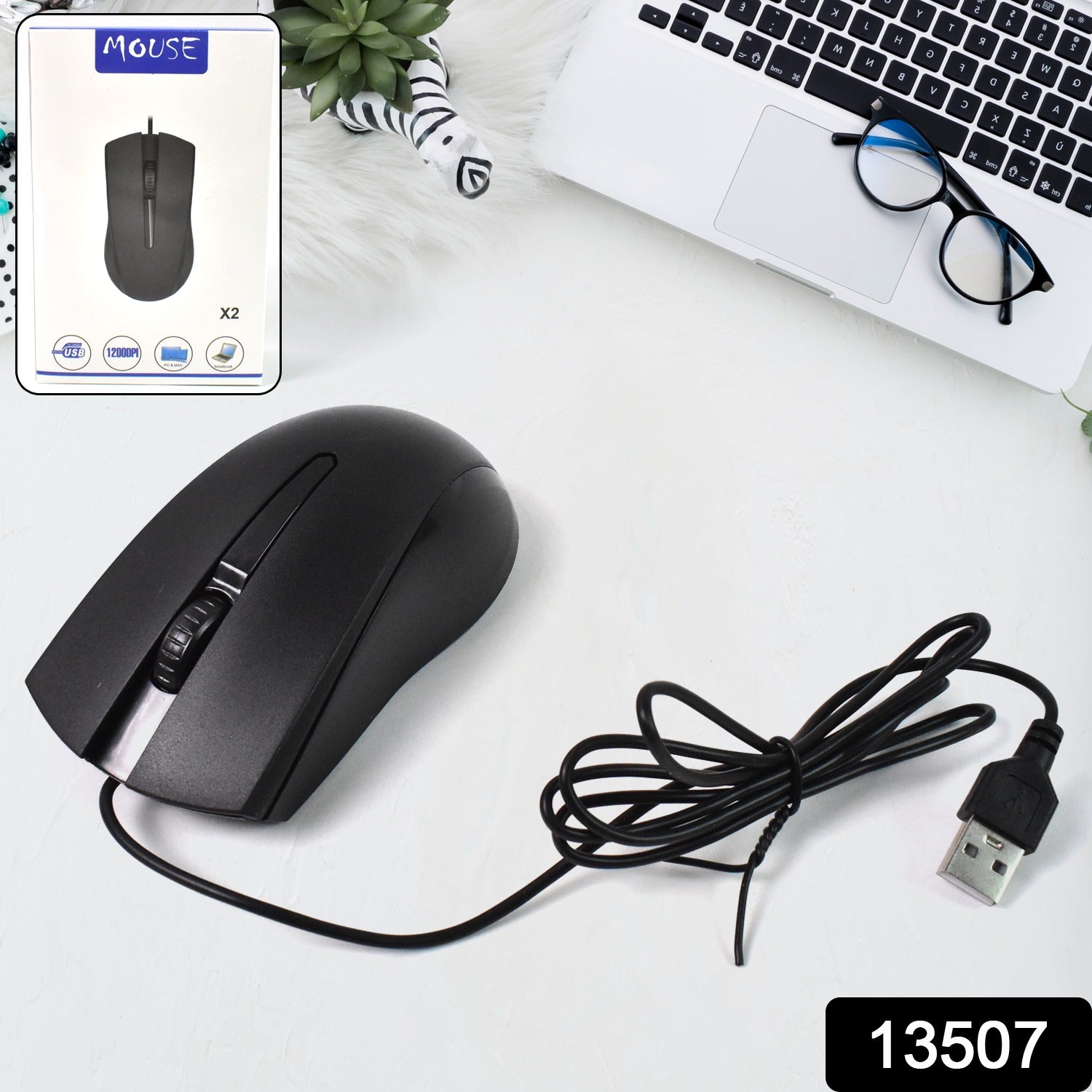 Computer Laptop Wired Optical Mouse