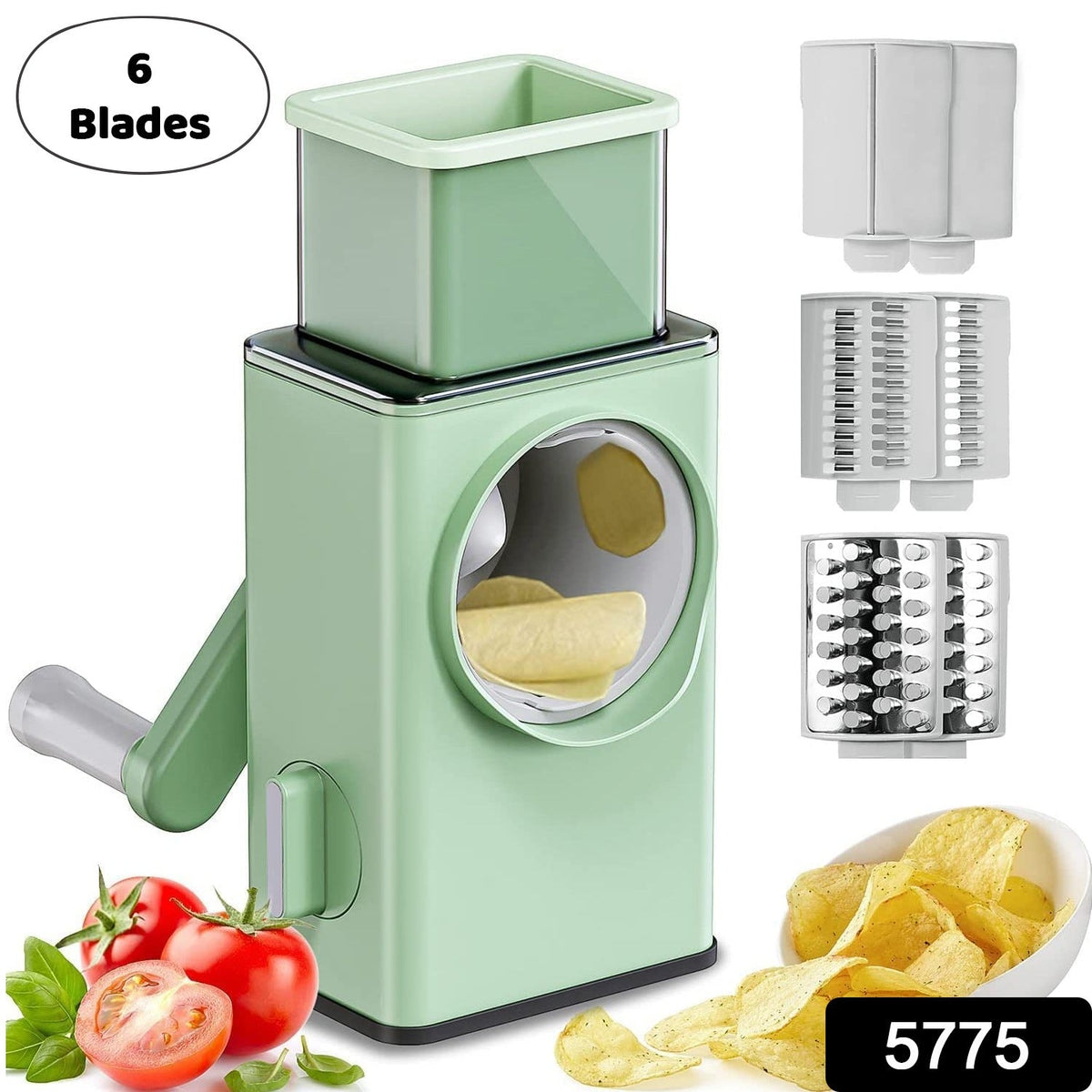 6-Blade Vegetable Chopper & Slicer