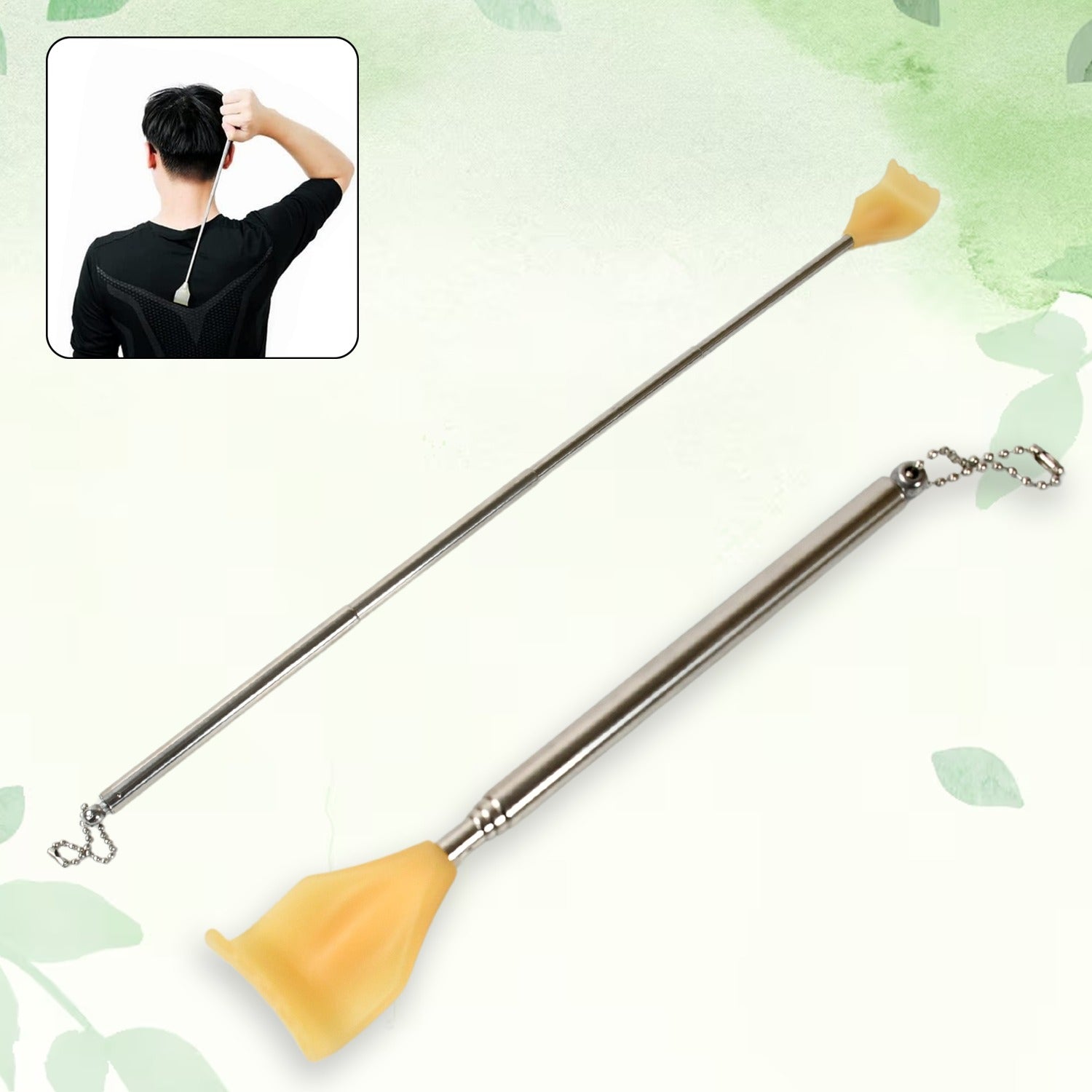 Retractable Metal Back Scratcher