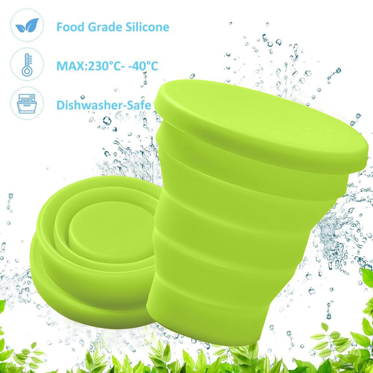 Silicone Foldable Travel Mug