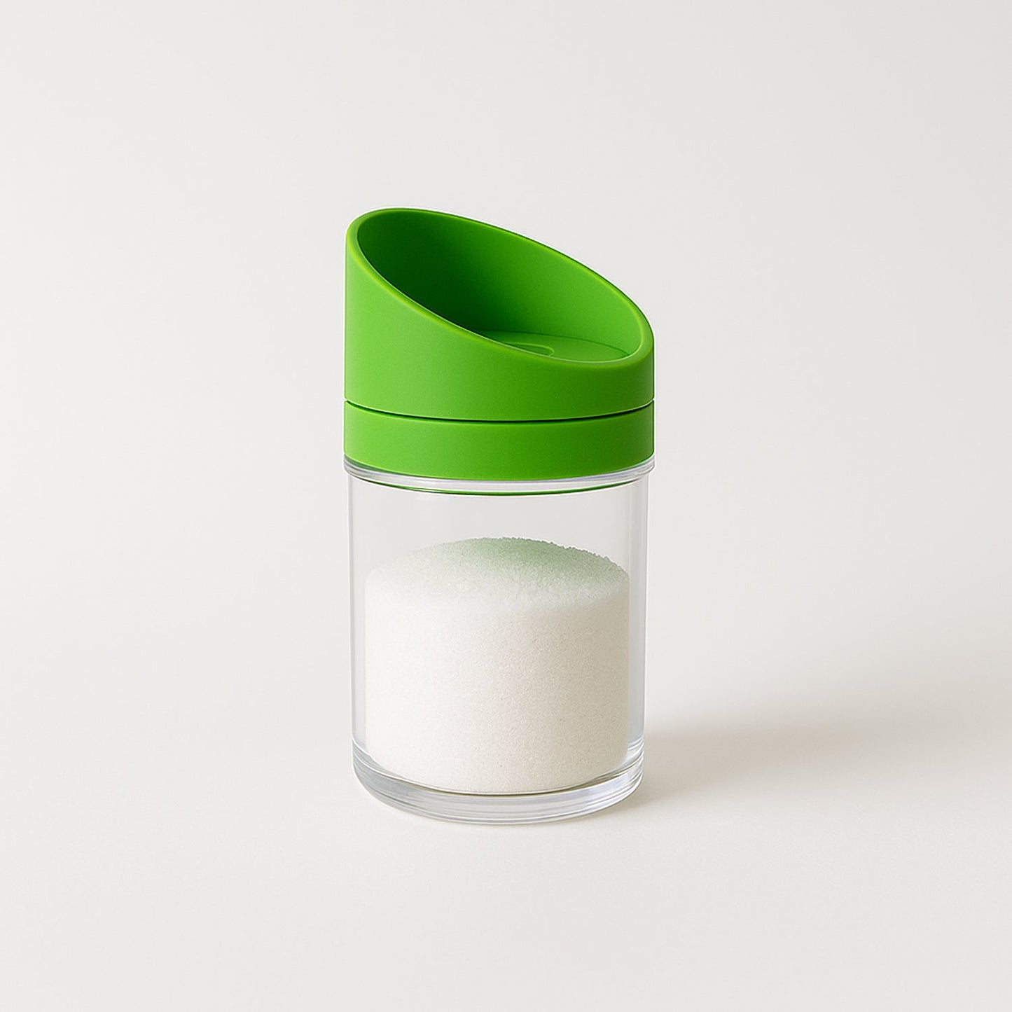 Slant-lid Kitchen Storage Jar Set (2 Pc)
