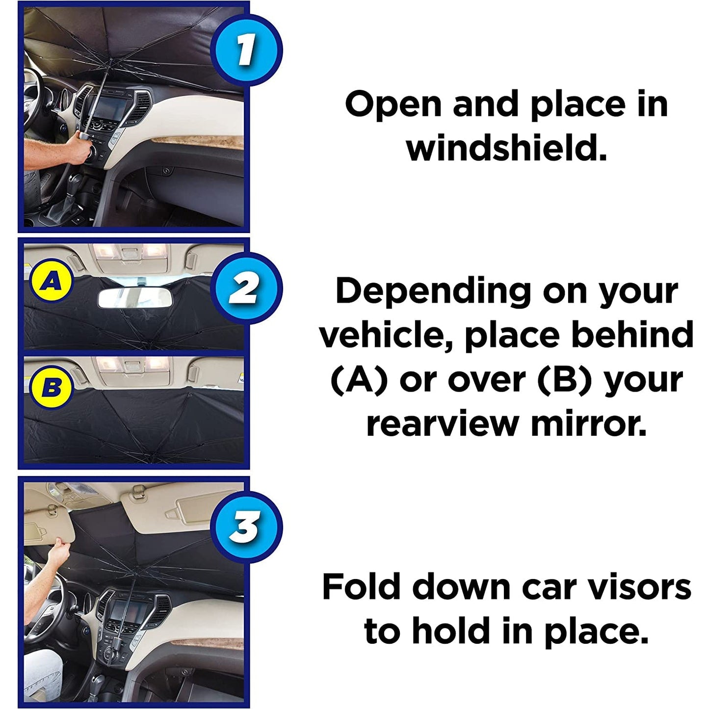 Car Windshield Umbrella Shade