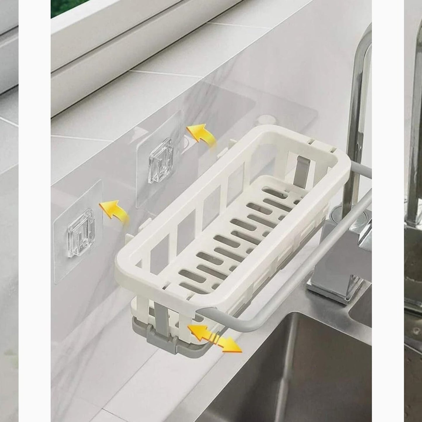 Retractable Sink Organizer Rack