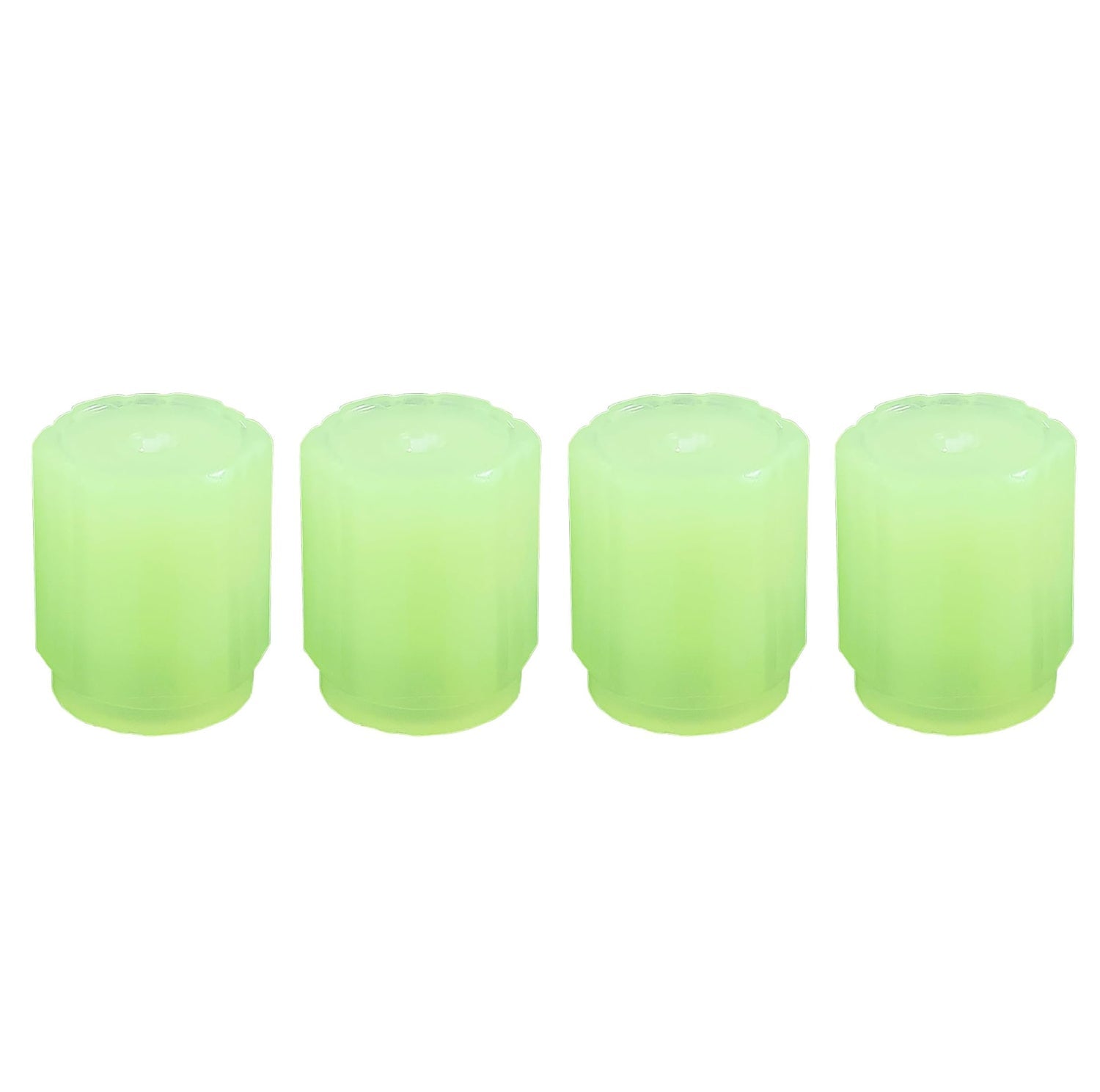 Glow-in-the-Dark Tire Valve Caps