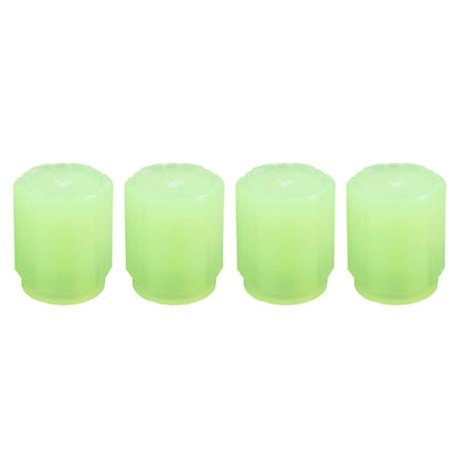 Glow-in-the-Dark Tire Valve Caps