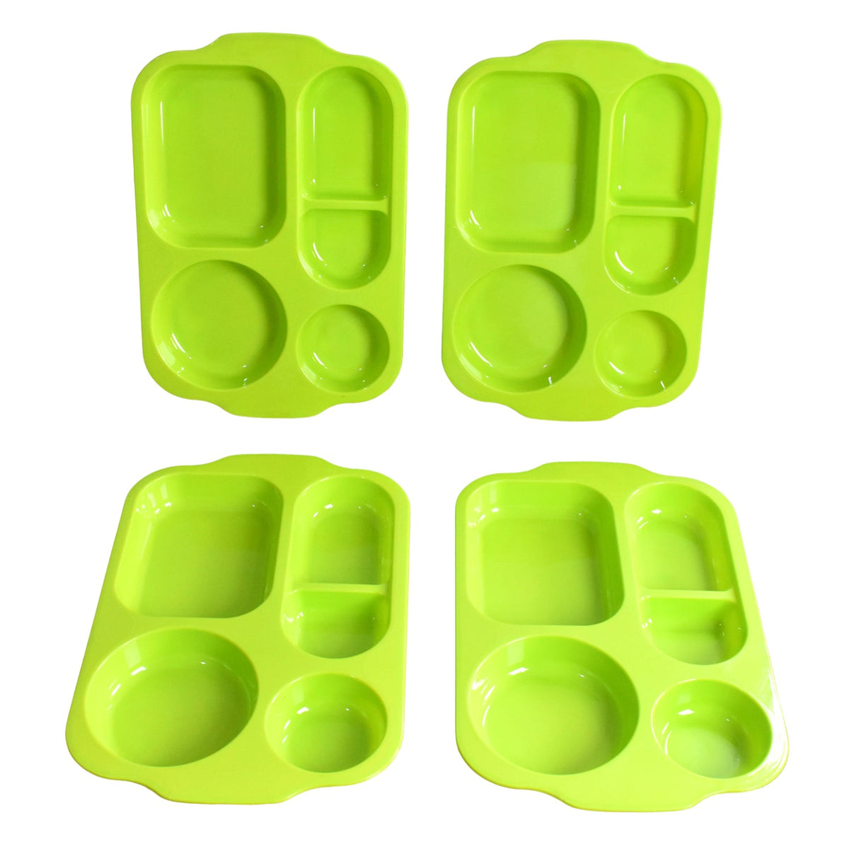 Unbreakable Food Compartment Plates