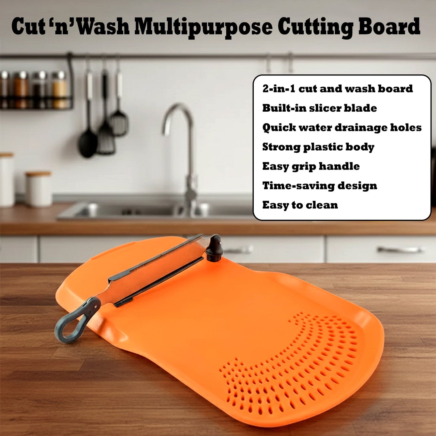 Cut N Wash Cutting Board