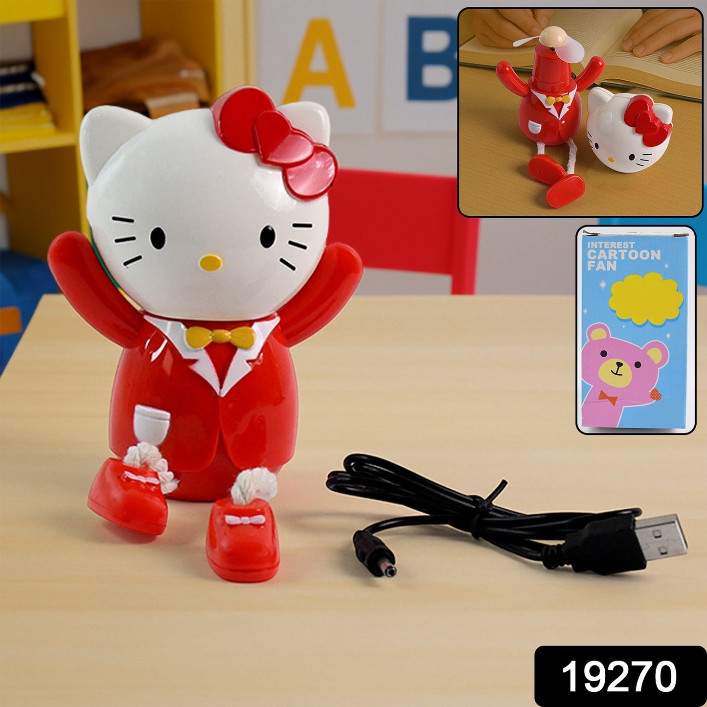 Hello Kitty Usb Table Fan