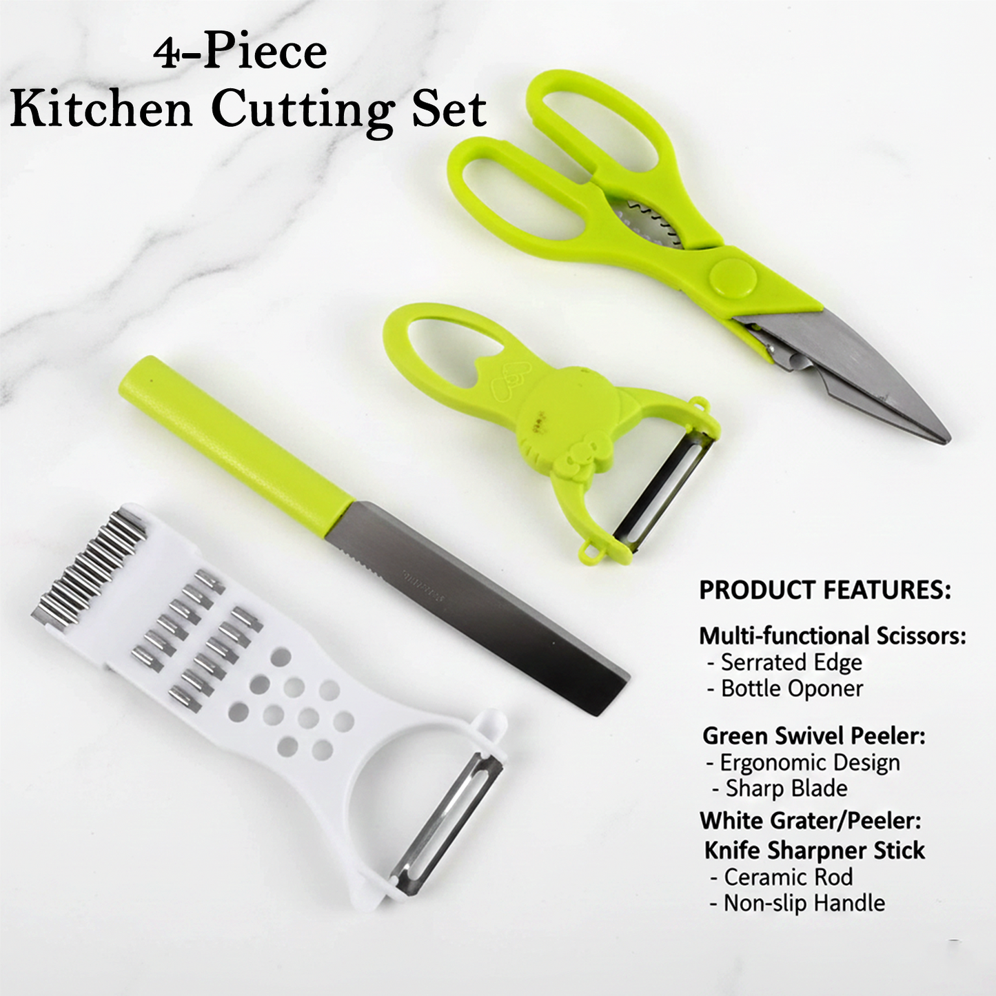 4-piece Kitchen Cutting Set