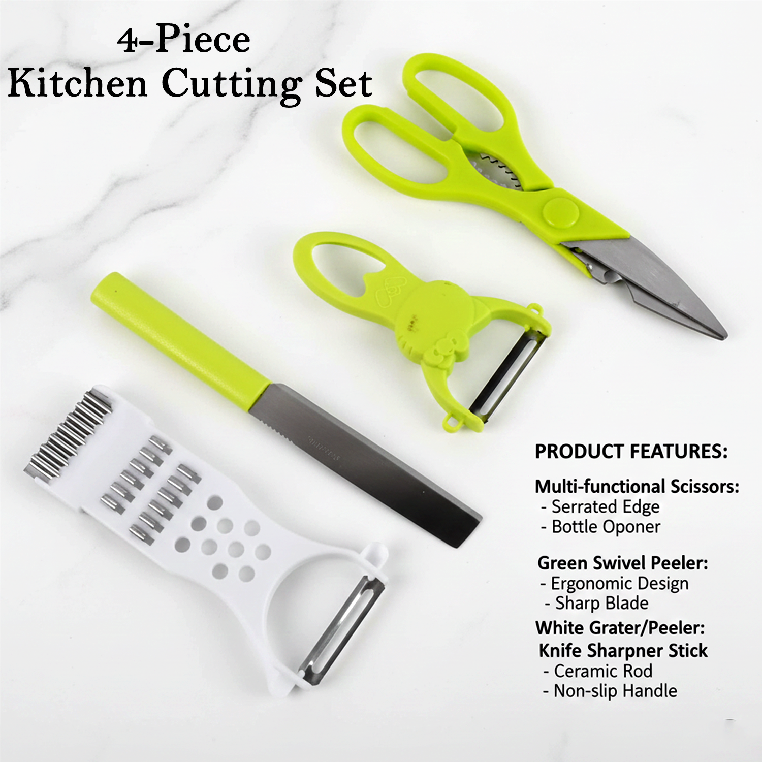 4-piece Kitchen Cutting Set