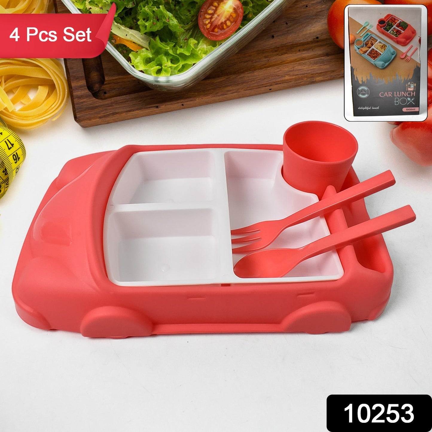 Car-Shaped Suction Baby Plate