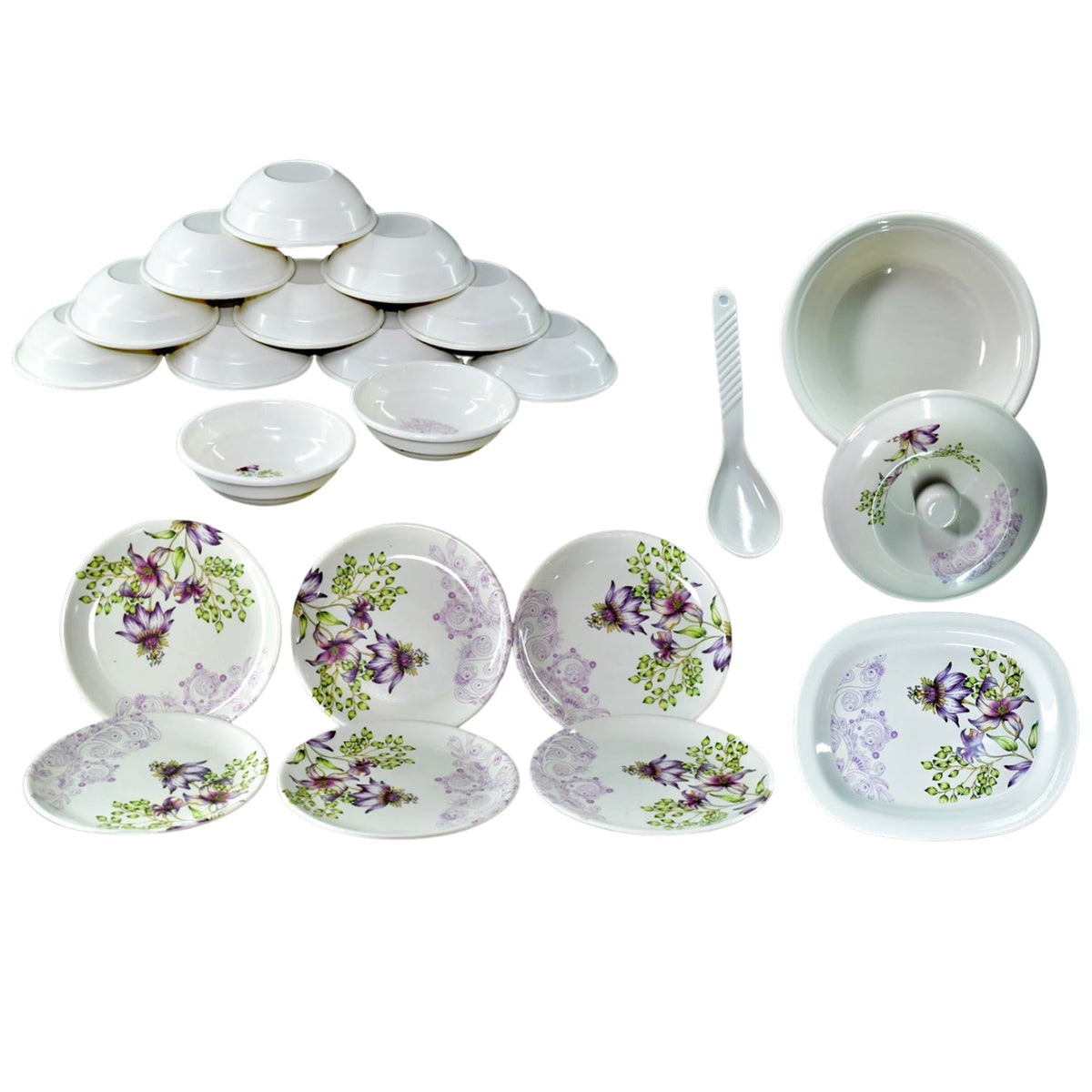 32-Pc Unbreakable Tableware Set