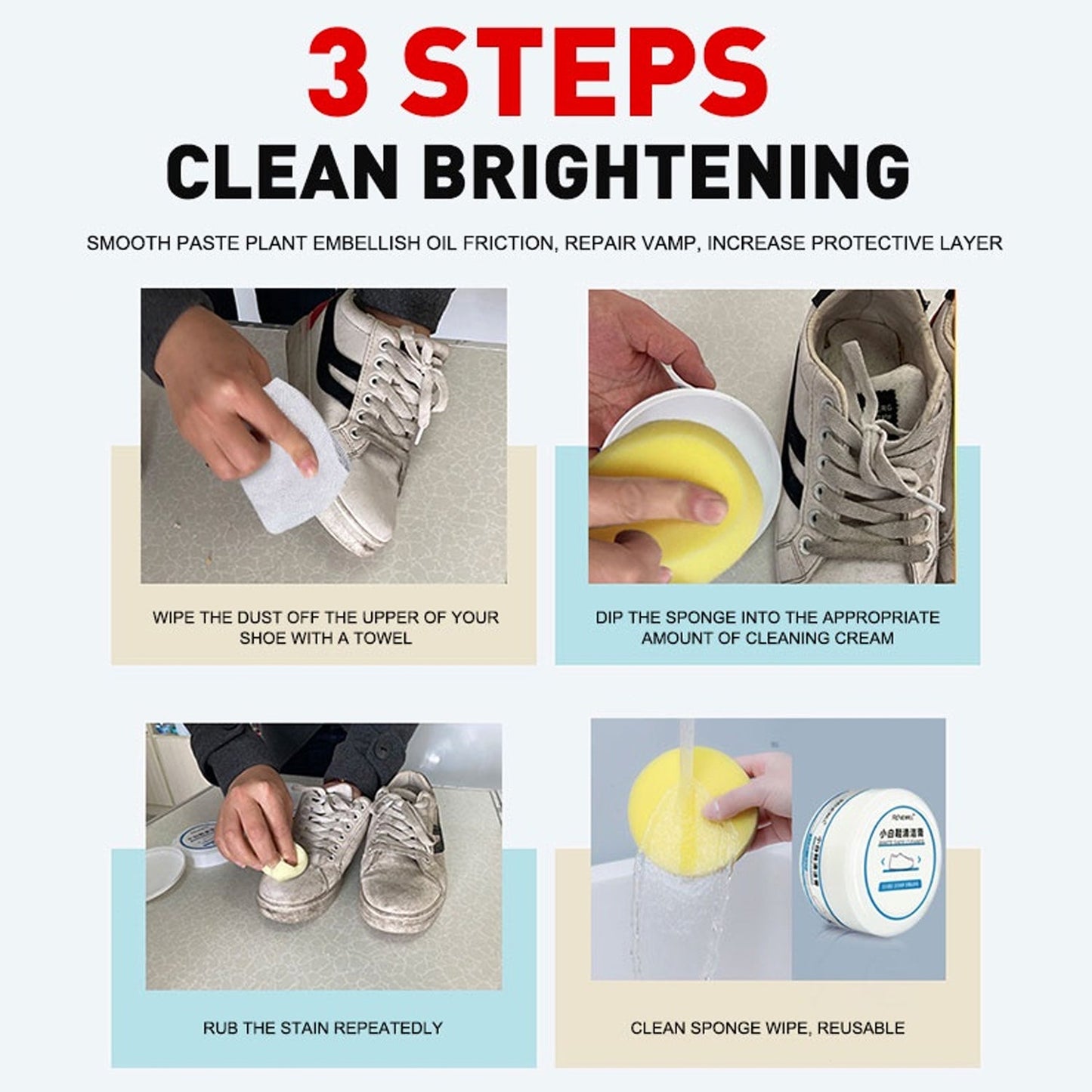 Shoe Stain Cleaning Cream