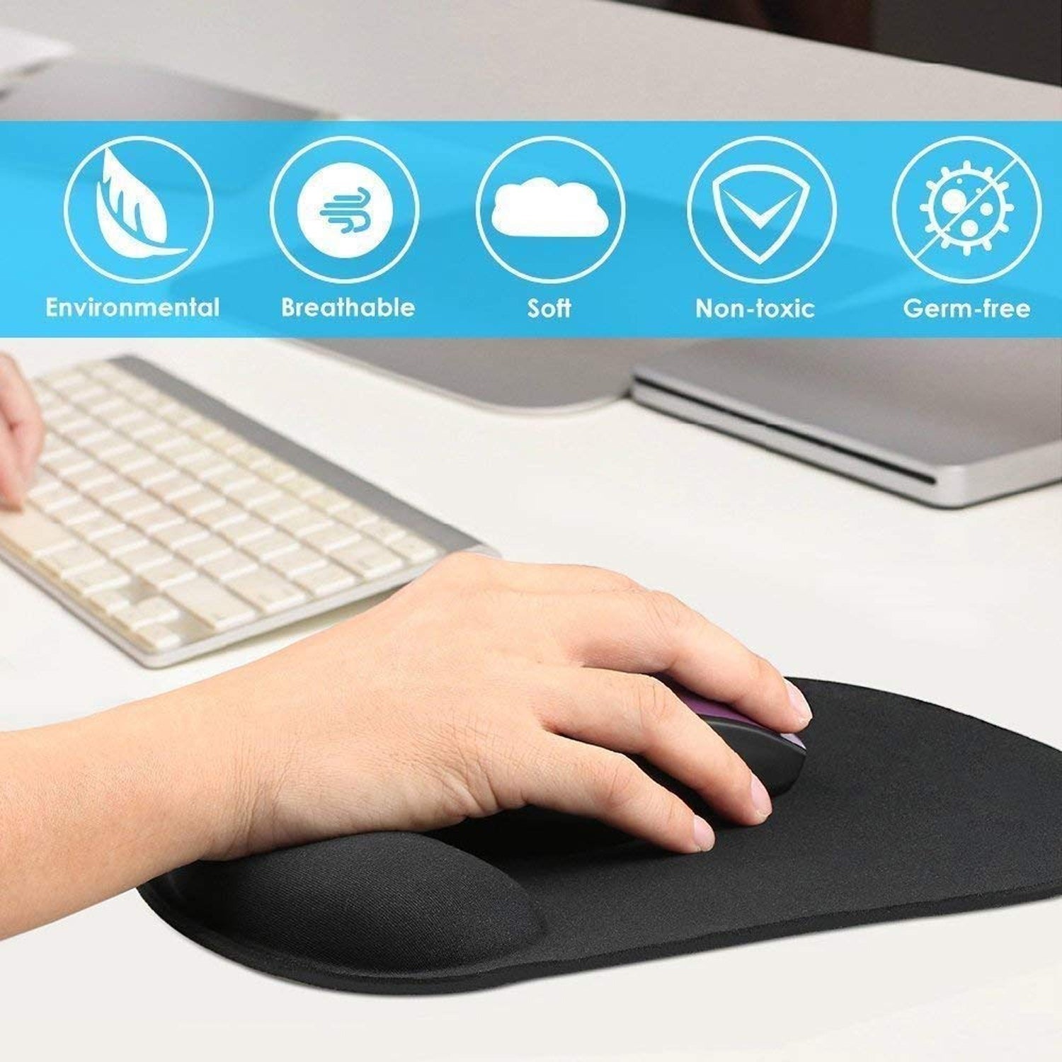 Ergonomic Wrist Mouse Pad