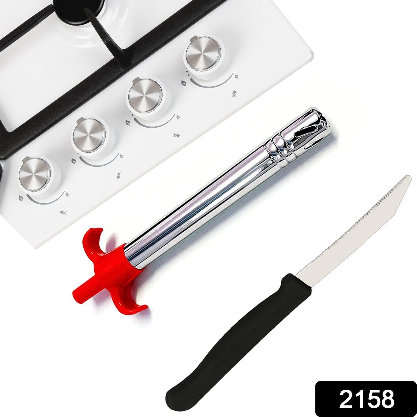Gas Lighter & Knife