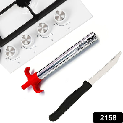 Gas Lighter & Knife