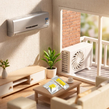 Solar-powered car air freshener, white vented fan unit