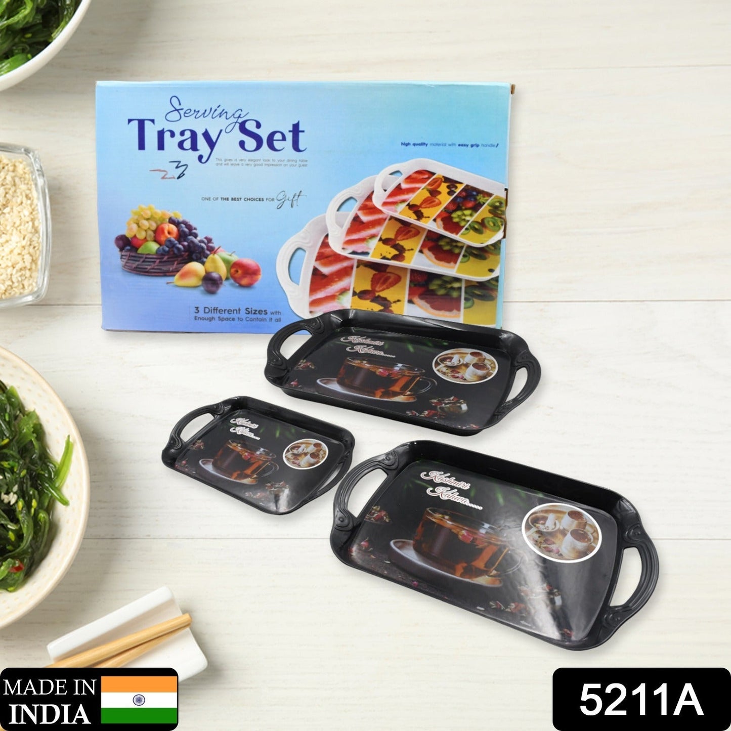 Melamine Serving Tray Set Of 3