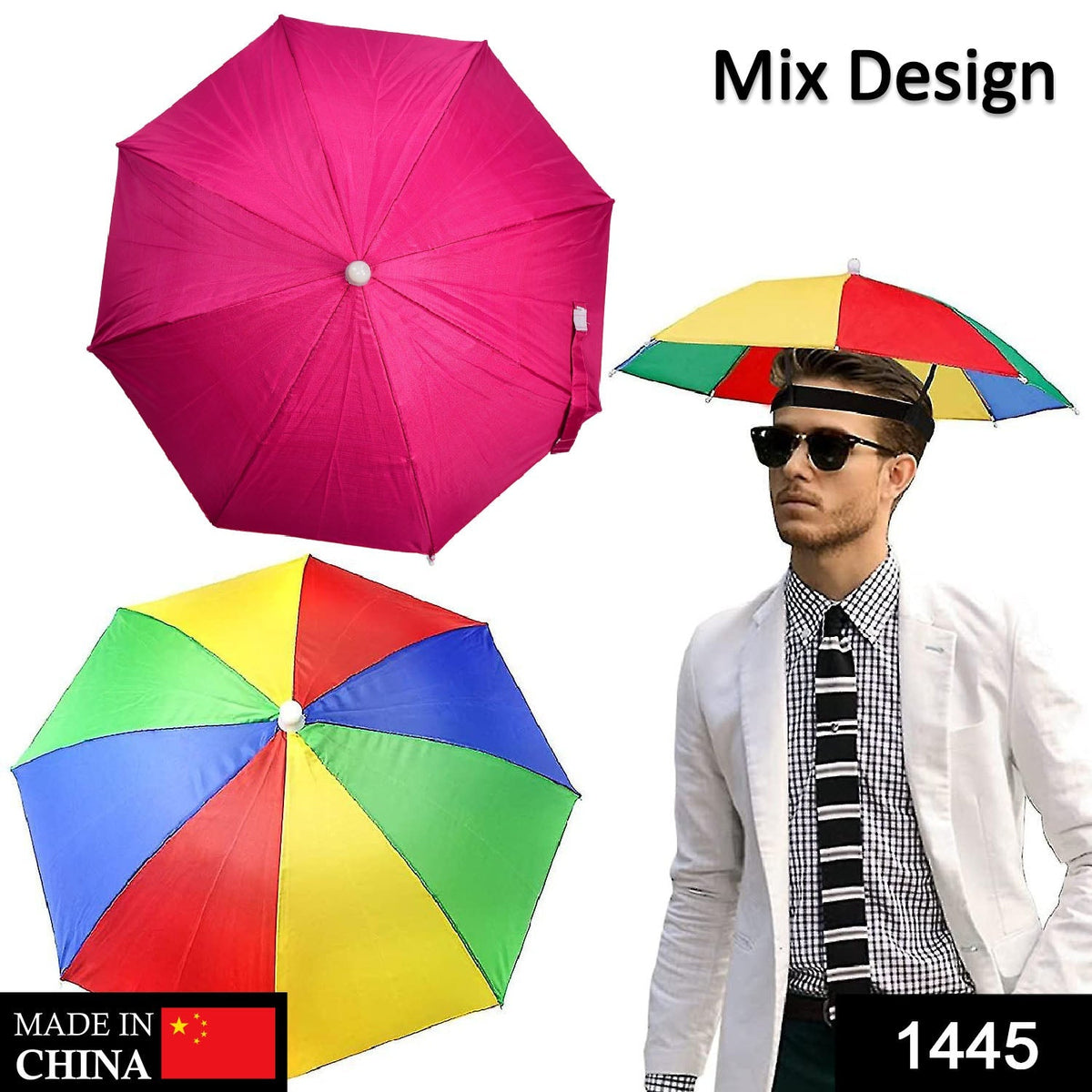 Hands-Free Umbrella Hat