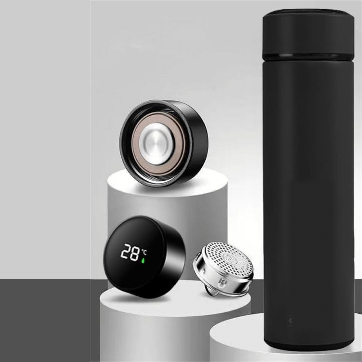 Smart Water Bottle With Temperature Display
