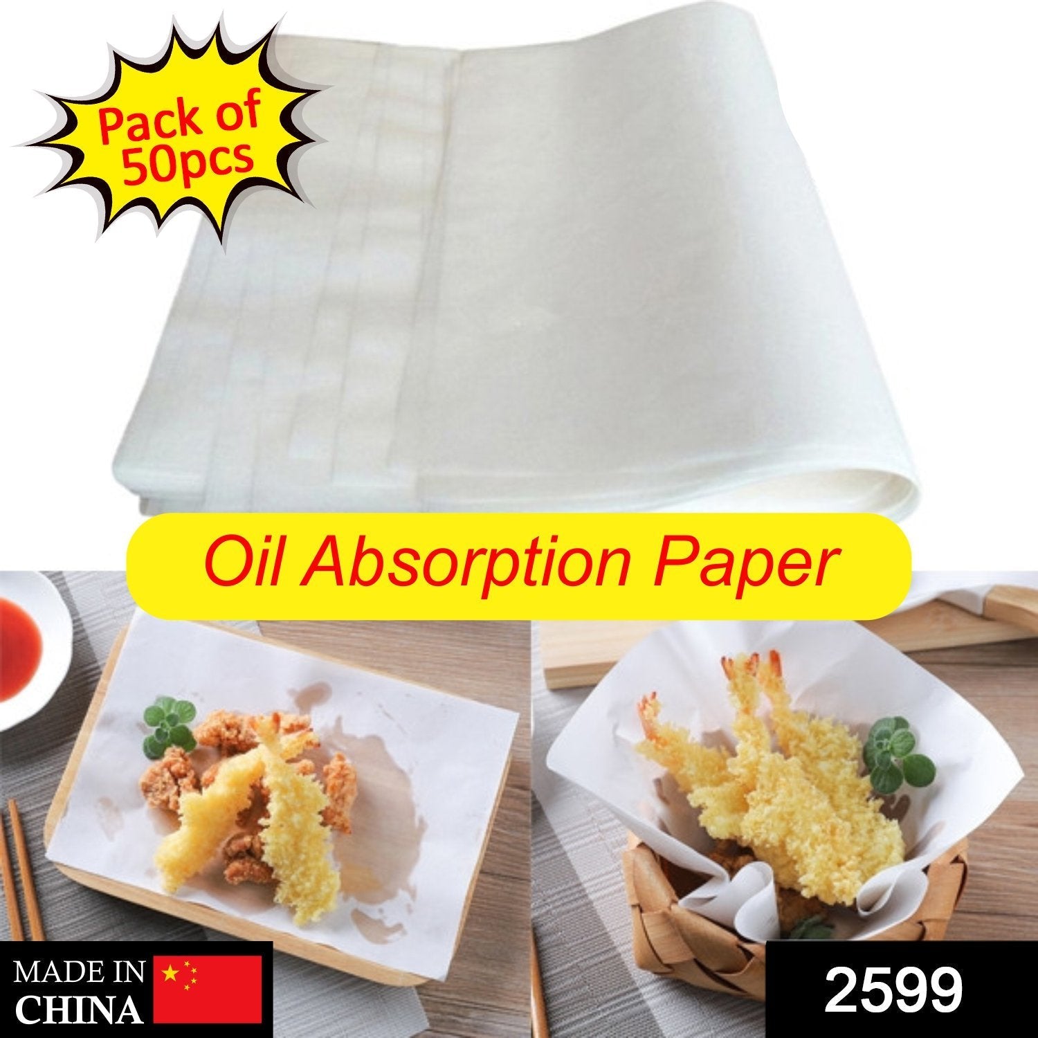Oil Absorbing Cooking Sheets