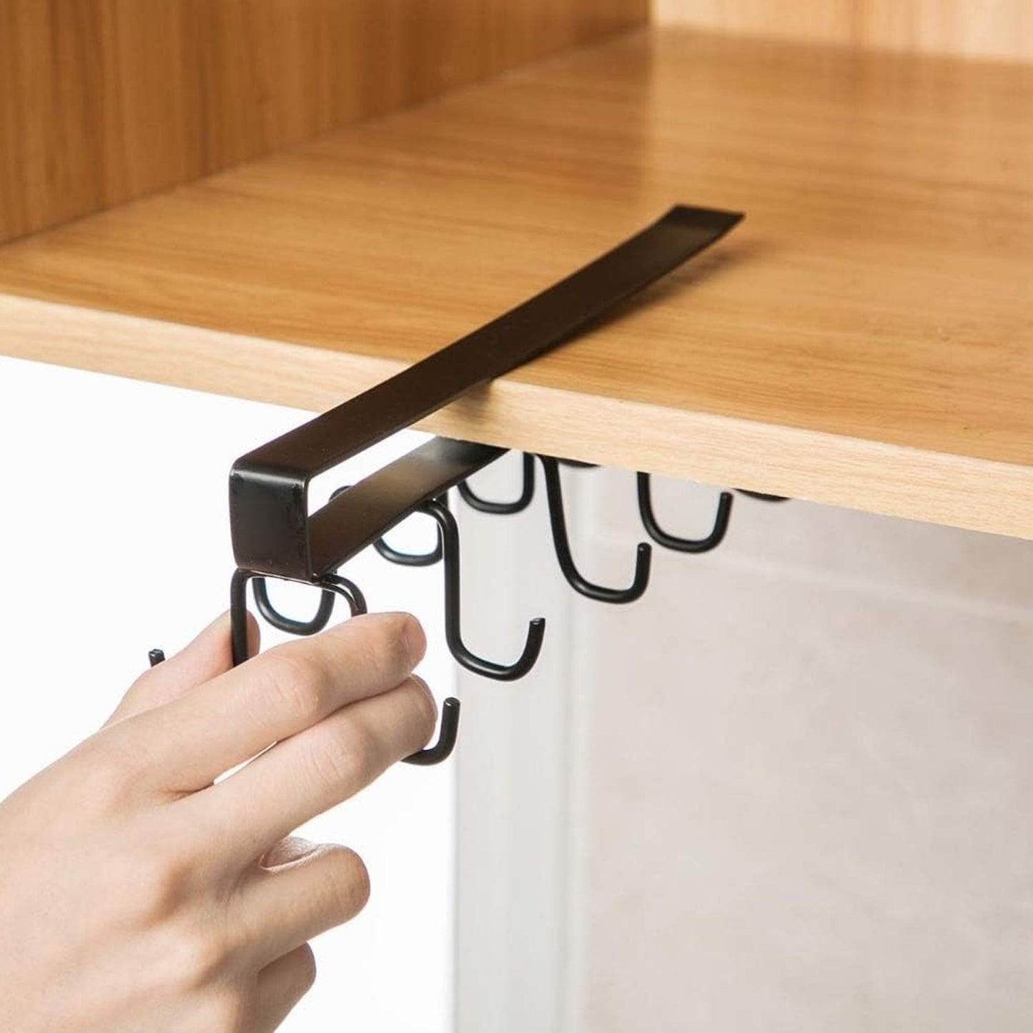 Double-row Iron Hanger 6 Hooks