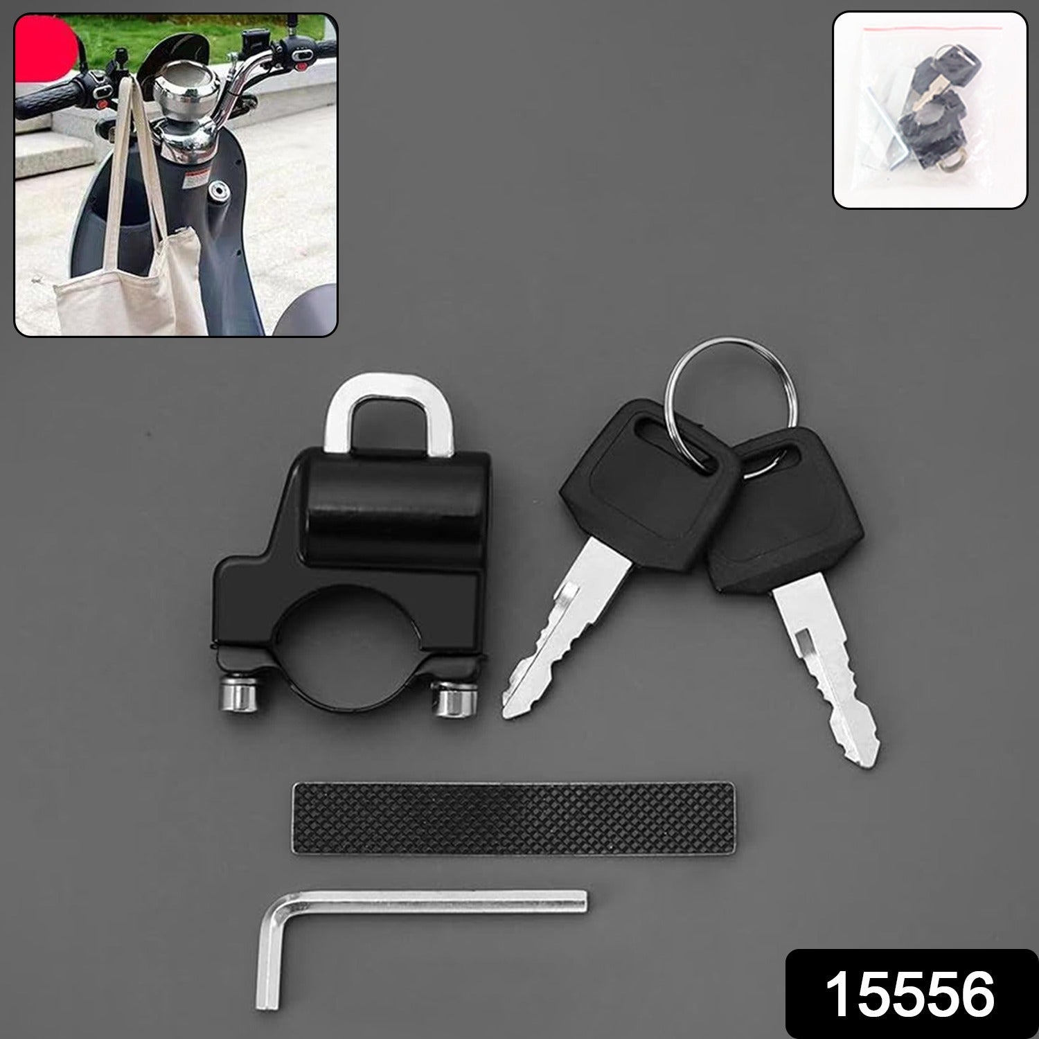 Helmet Lock For Motorcycle