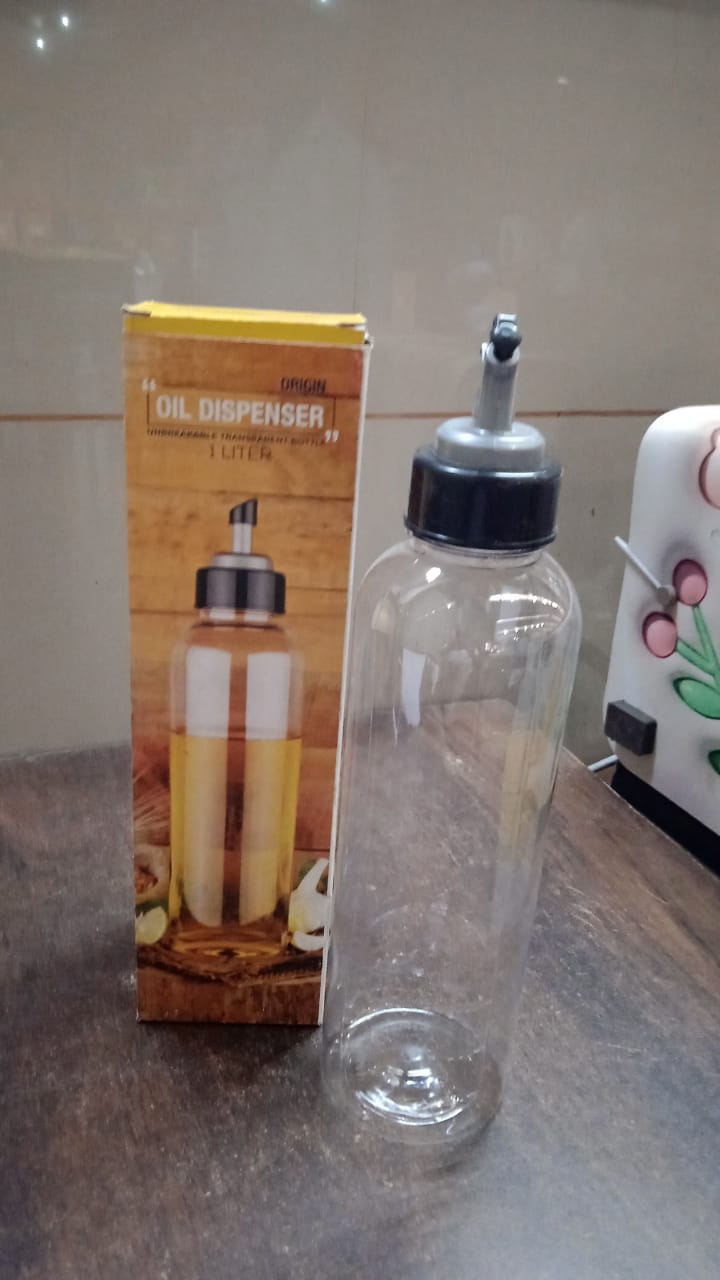 1L Oil Dispenser with Drip-Free Spout