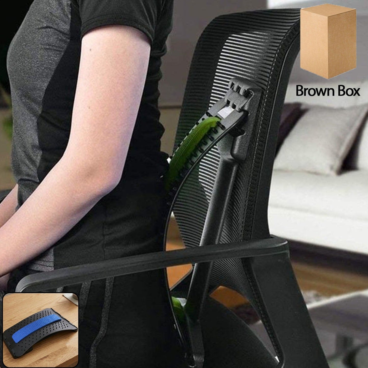 1666 Multi-level Back Stretcher Posture Corrector Device For Back Pain Relief