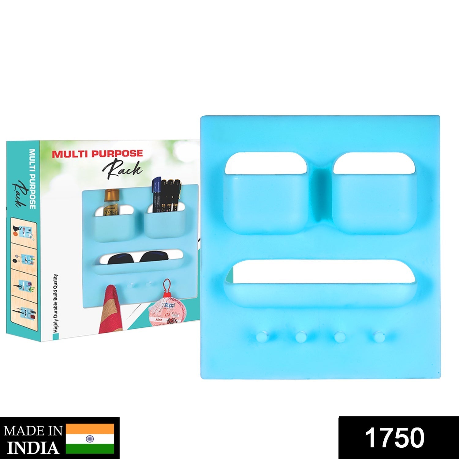 Plastic Soap & Brush Holder
