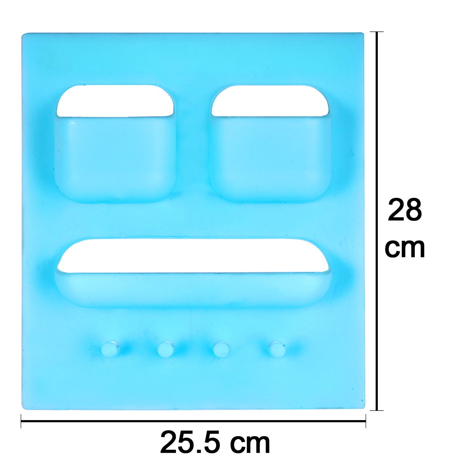 Plastic Soap & Brush Holder