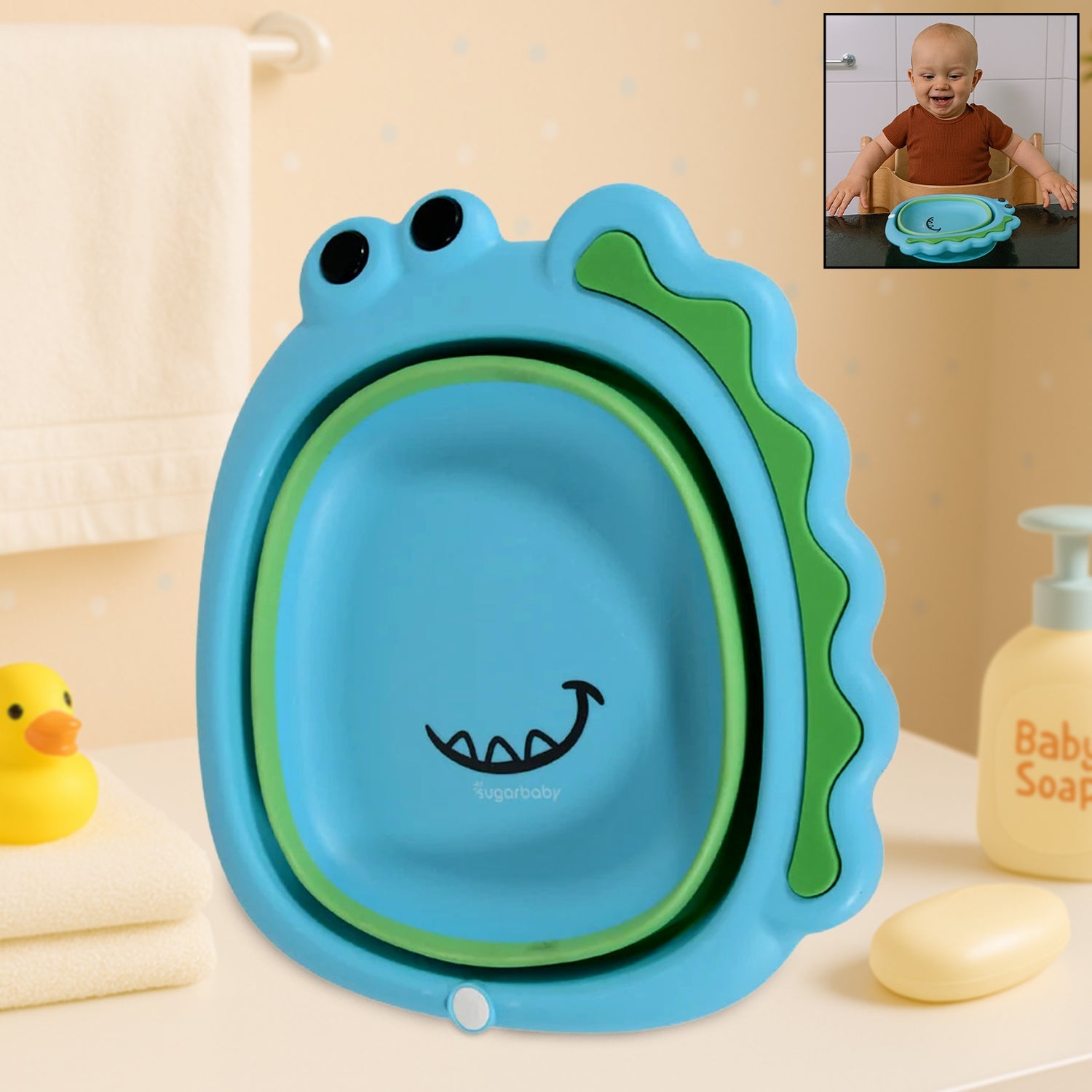 Foldable Frog Wash Basin