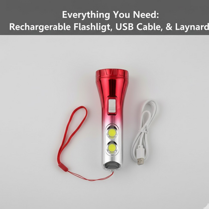 USB Rechargeable Emergency Flashlight