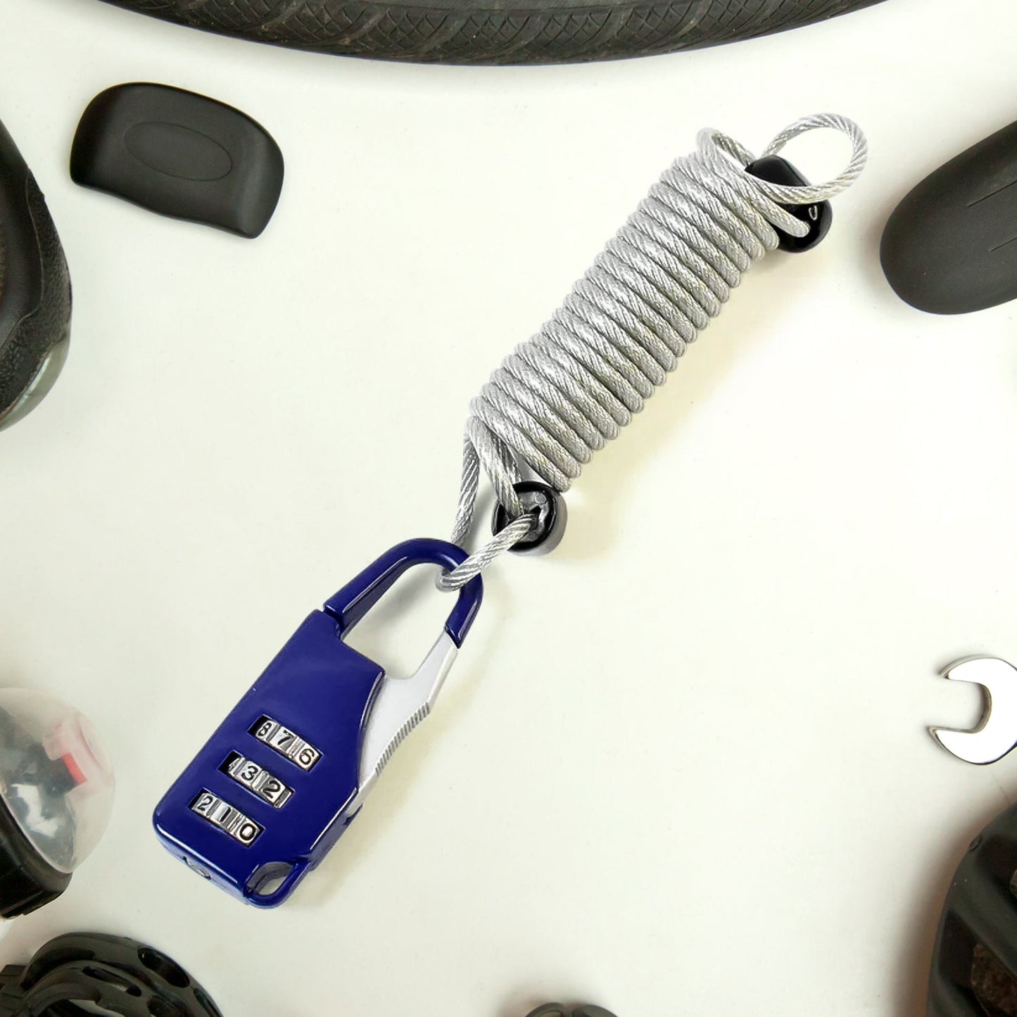 Keyless Cable Combination Lock