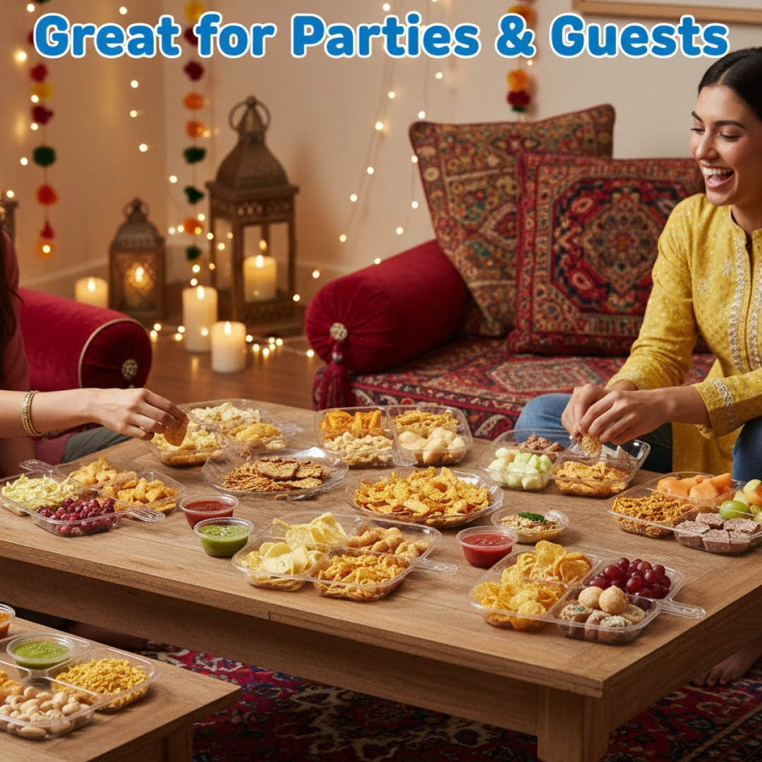 4-Section Serving Tray