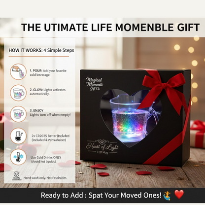 Heart LED Party Mug