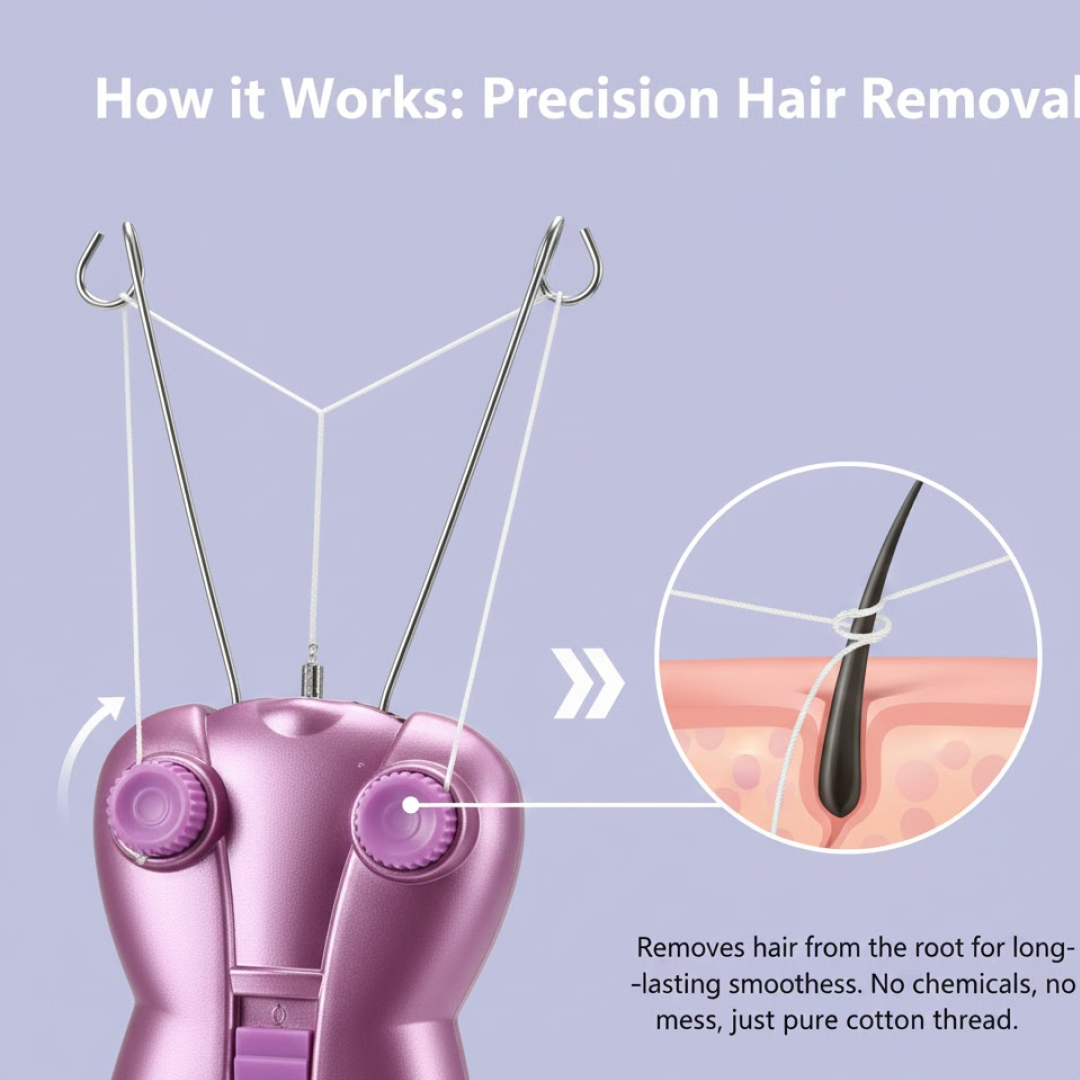 Facial Epilator Hair Removal Kit